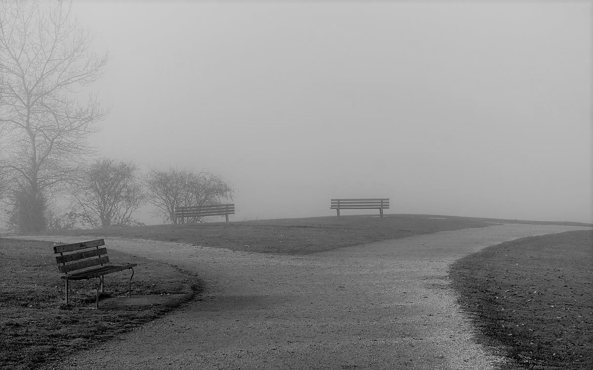 A Foggy Divergent Road