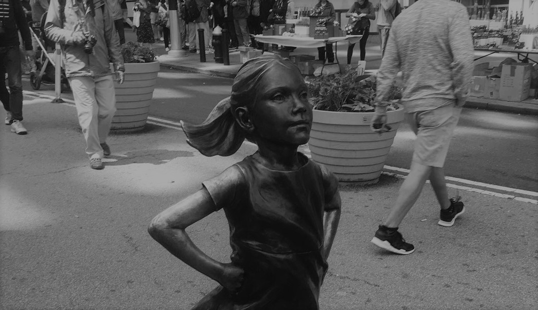 Fearless Girl bronze sculpture represents Workplace Diversity