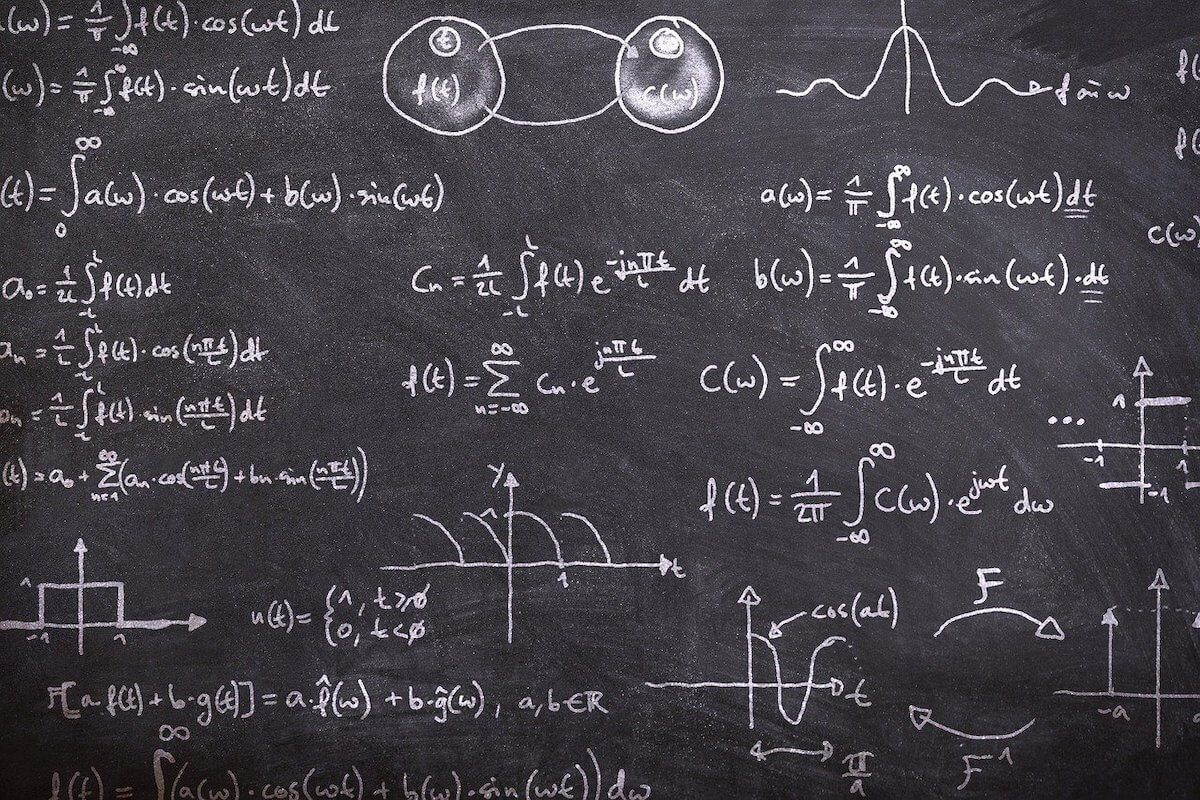 Mathematical Pay Ratios Written on Chalkboard