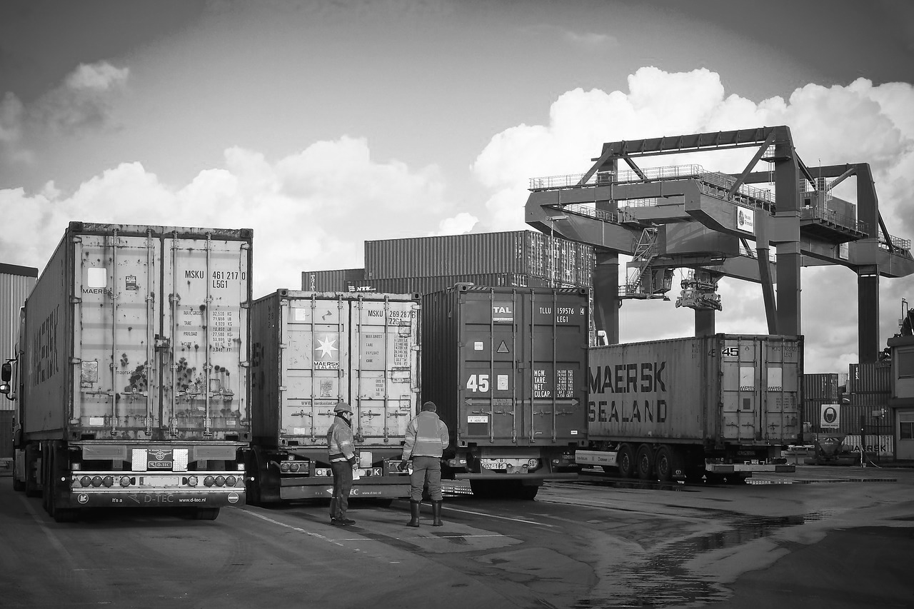 McCormick Company's shipping containers in dock