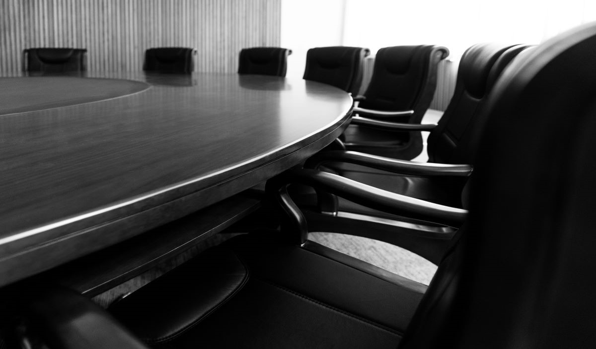 Vacant chairs in a meeting room