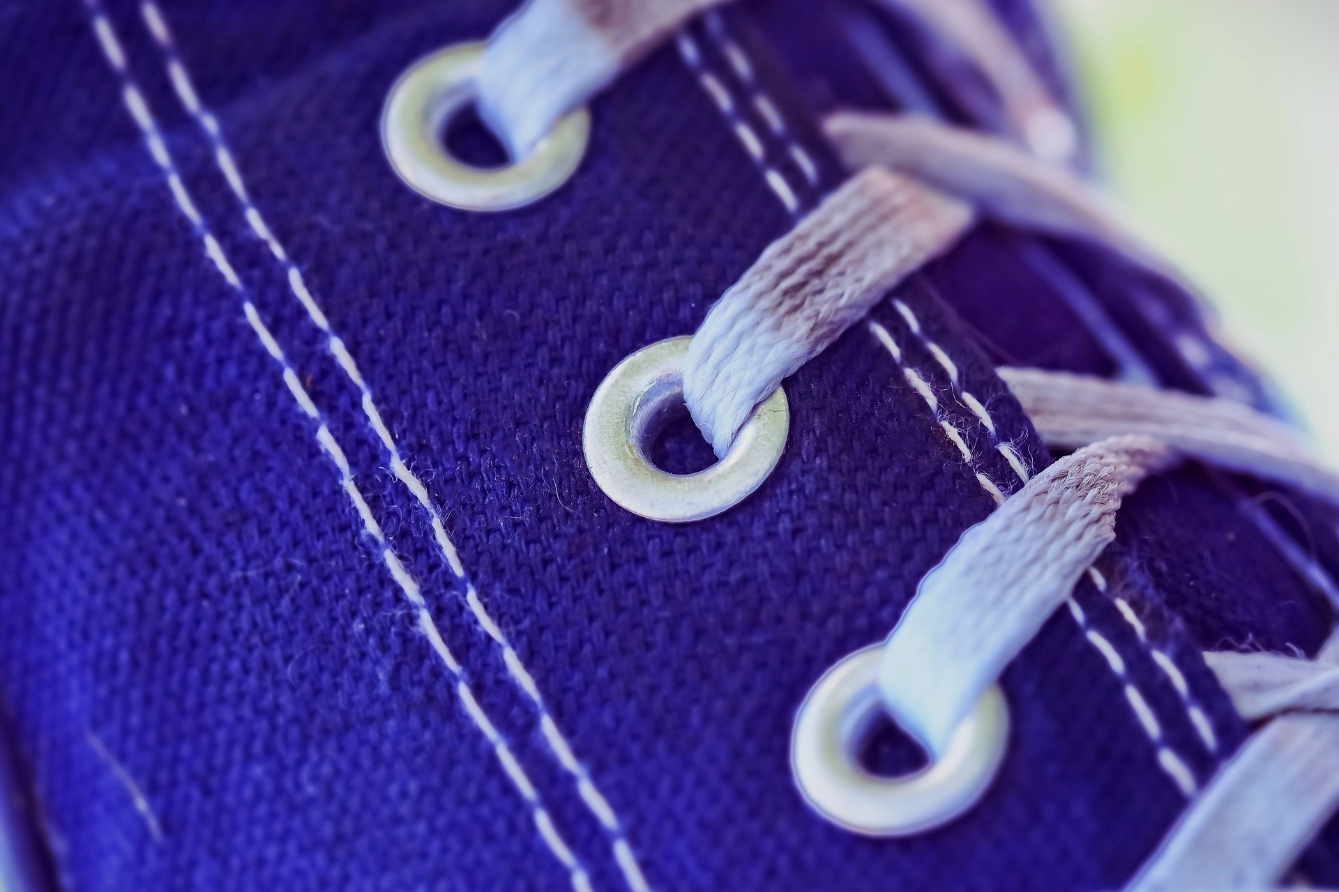 Tightened shoelaces