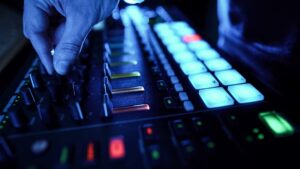 DJ beat sampling board for hip-hop