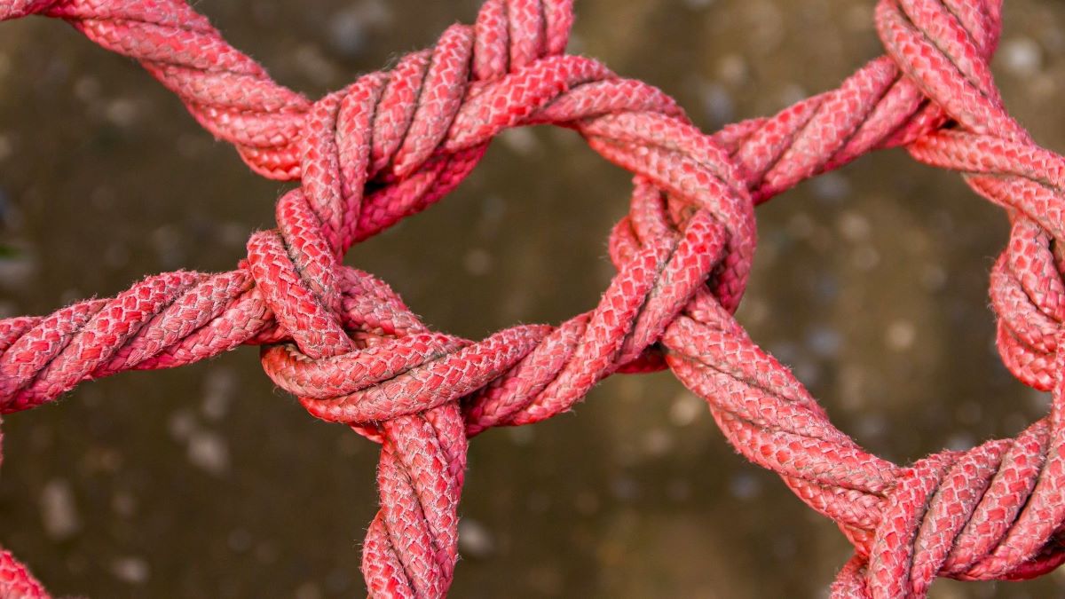 knotted rope netting