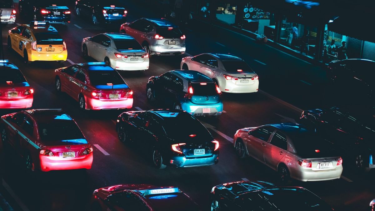 traffic delay at nighttime
