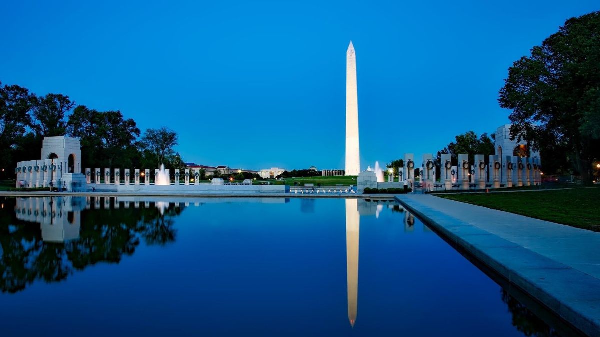 Washington Monument in Reflecting Pool