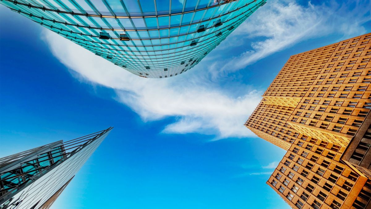 three distinct buildings