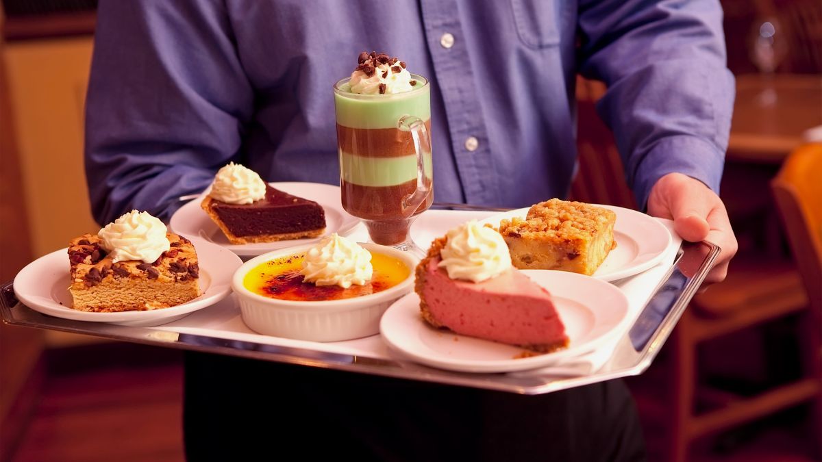 decadent dessert tray